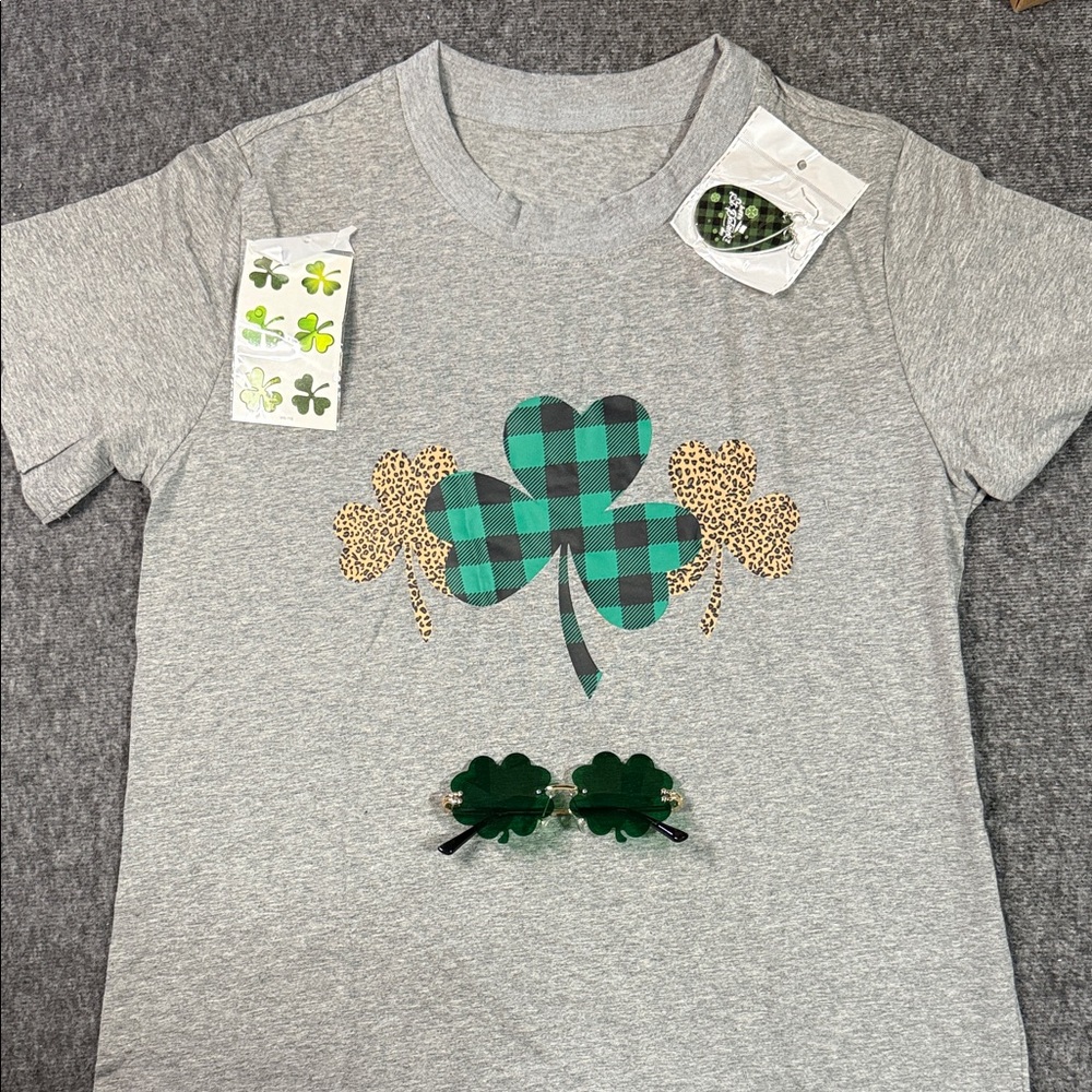 St Patrick’s Day T Shirt Bundle with Tattoos, Glasses, and Earrings